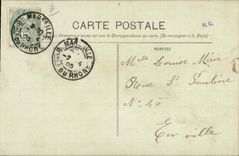 Vintage Postcard Fantasy Flowers Poisson Child