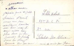 Vintage Postcard Fantasy Flowers Poisson Clover