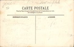 Vintage Postcard Cueillette a country-woman Dimensions Azure SIGNAL Donkey Mule