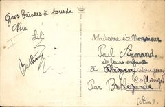 Postal Recolección Costa Azul Trajes locales Campo de mimosas