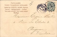 Vintage Postcard Fantasy Dog