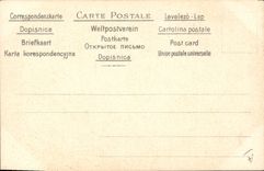 Vintage Postcard Fantasy Woman Devil