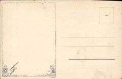 Vintage Postcard Fantasy Children Bird Cat Kitten