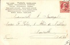 Vintage Postcard Fantasy Woman Sheep Rabbit