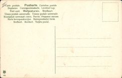 Vintage Postcard Fantasy Illustrator Flowers Lily of the valley