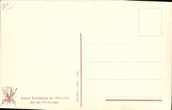 Vintage Postcard Chien ambulance man of the Red Cross finding one wounds Militaria Chiens