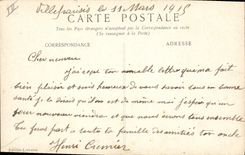 Vintage Postcard Dog Dogs the medical dog Red Cross