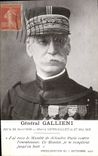 Vintage Postcard Militaria General Gallieni Mort has Versailles