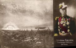 CPA Militaria General Gallieni Gouverneur militaire de Paris 