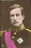 Vintage Postcard Militaria SM Albert King of the Belgians