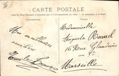 CPA Bateau Paquebot Orenoque par mauvais temps