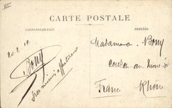 Vintage Postcard Boat Oceanian Steamer by heavy sea