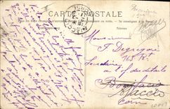 CPA Bateau Paquebot Orenoque par mauvais temps