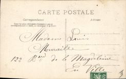 CPA Cloche Paques Enfant Ange Femme 