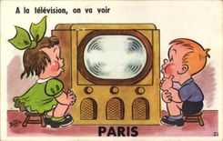 CARTE SYSTEME Radio Enfants Paris Television 