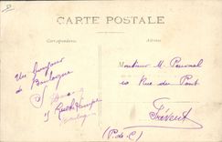 Postal Albert Hamant ex Representación de comercio víctima del deber Tour de France tiene pie Radiófono CUMBRE