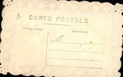 Vintage Postcard Brodee Fantasy Flowers Poisson