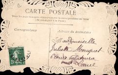 Vintage Postcard Brodee Fantasy Flowers