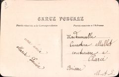 Vintage Postcard Fantasy Flowers Poisson Birds