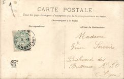 CPA Fantaisie Paques Poisson Femme 1er Avril 