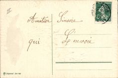 CPA Fantaisie Paques Poisson 