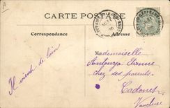 CPA Fantaisie Paques Poisson 1er Avril 