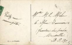 Vintage Postcard Fantasy Easter Poisson Child wife April 1st