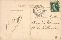 CPA Fantaisie Paques Poisson Enfant 1er Avril 