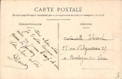 Vintage Postcard Fantasy Easter Poisson Man