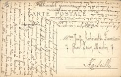 Vintage Postcard Gathering of the flowers of tuberoses Fatty Perfumery Bruno Court