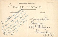 Vintage Postcard Gathering of the flowers of jasmine Fatty Perfumery Bruno Court