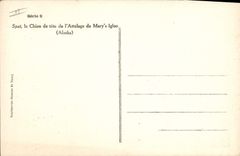 Vintage Postcard Dog Spat Dogs the dog of head of the attachment of Mary' S Polar Alaska igloo