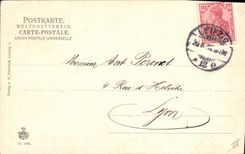 Vintage Postcard Militaria Konig Albert von Sachsen