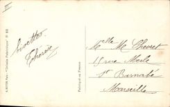 Vintage Postcard Militaria heroic king Albert 1st