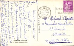 CPM Course de taureaux Corrida Le defile des quadrilles 