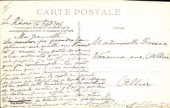 Postal Barco Paquebote el Puerto Marca de velocidad adquiere por Provence sobre el Deutschland