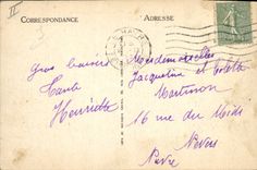 Vintage Postcard Boat Steamer Le Havre Southampton Boat