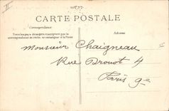 Vintage Postcard Boat Steamer La Provence Le Havre by heavy weather