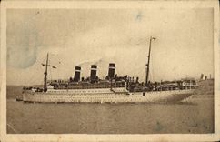 CPA Bateau Paquebot Fabre Line SS Providence