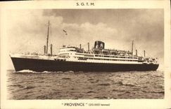 CPA Bateau Paquebot SGTM Provence
