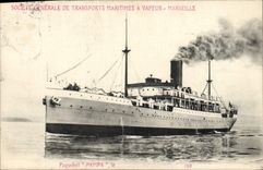 CPA Bateau Paquebot Pampa 