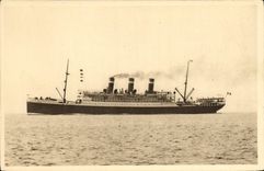 Vintage Postcard Boat Steamer Co Cyp Fabre SS Patria