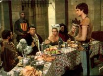 Postal Cine Thierry La Fronde Thierry se enfrenta a Charles lo Malo