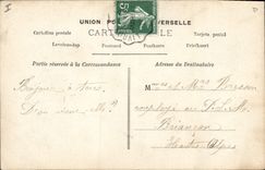 CPA Fantaisie Paques Poisson Enfant 