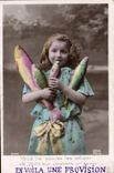 CPA Fantaisie Paques Poisson Enfant 