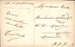CPA Fantaisie Paques Poisson Homme 1er Avril 