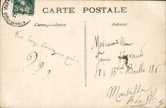 CPA Fantaisie Paques Poisson Enfants Peche 