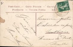 CPA Fantaisie Paques Poisson Enfant 1er Avril 