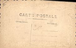 CPA Fantaisie Paques Poisson Fleurs 