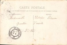 CPA Fantaisie Paques Poisson Homme 1er Avril
